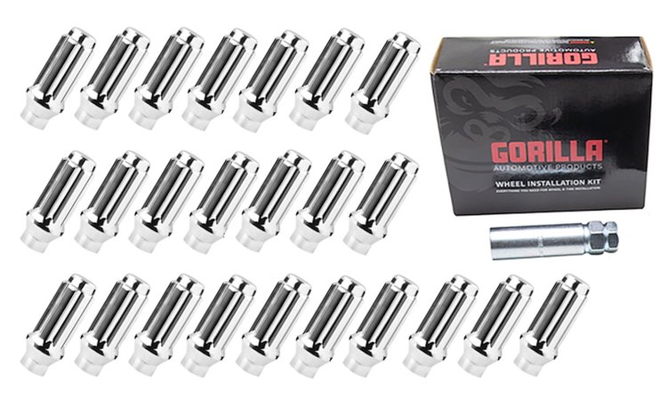 K6ES-14150GR 6-Lug 14 mm x 1.50 ET Spline Truck Wheel Installation Kit