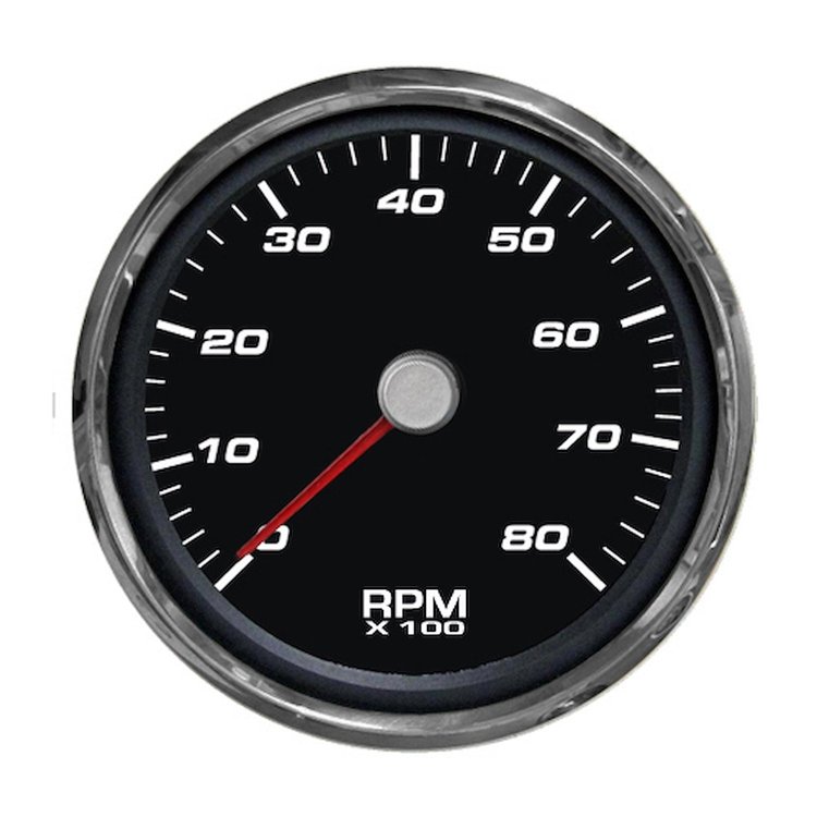 01151-01 Performance Series Programmable Tachometer, Black, 4-3/8 in.