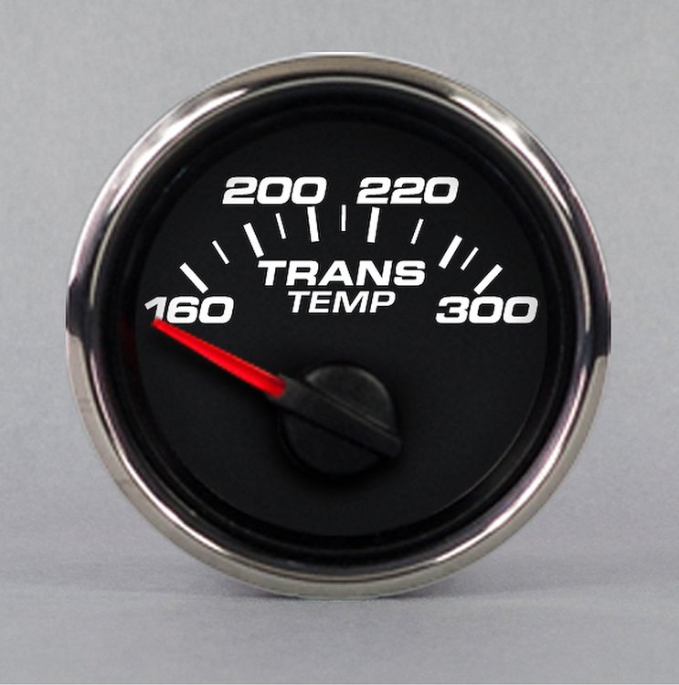 01195-91 Performance Series Transmission Temperature Gauge, Black, 2-1/16 in.