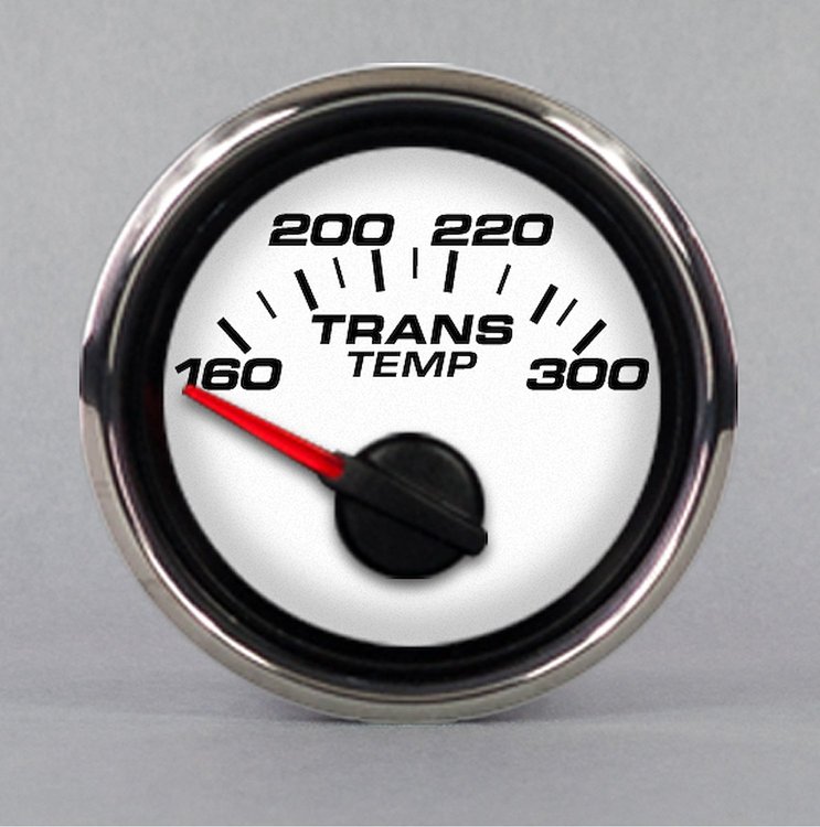 01195-93 Performance Series Transmission Temperature Gauge, White, 2-1/16 in.