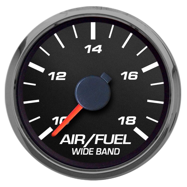 02191-01 Performance Ii Series Air/Fuel Ratio Gauge, Black, 2-1/16 in.