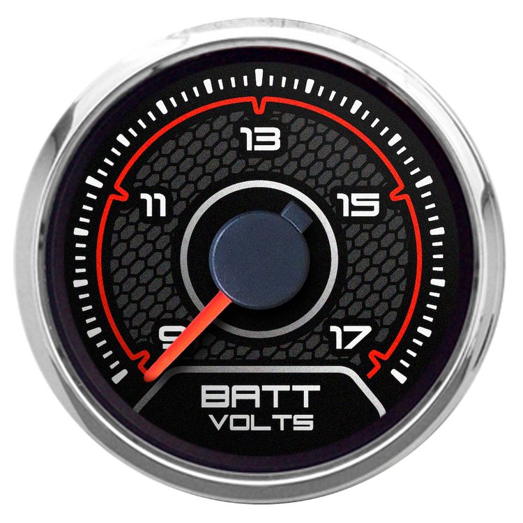 20123-01 CFR Redline Series Voltmeter, Black