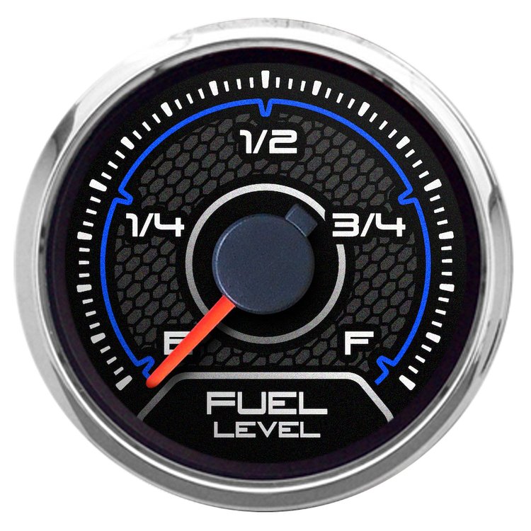 20128-05 CFR Redline Series Fuel Level Gauge, Blue