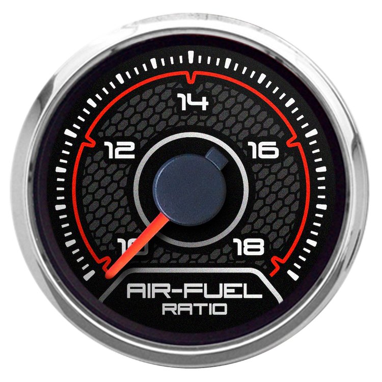 20191-01 CFR Redline Series Air/Fuel Ratio Gauge, Black, 2-1/16 in.