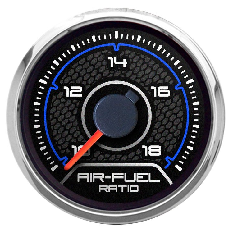 20191-05 CFR Redline Series Air/Fuel Ratio Gauge, Blue, 2-1/16 in.
