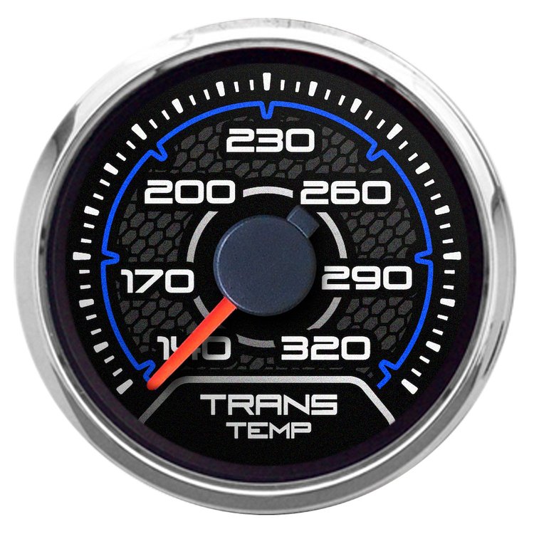 20195-05 CFR Redline Series Transmission Temperature Gauge, Blue, 2-1/16 in.