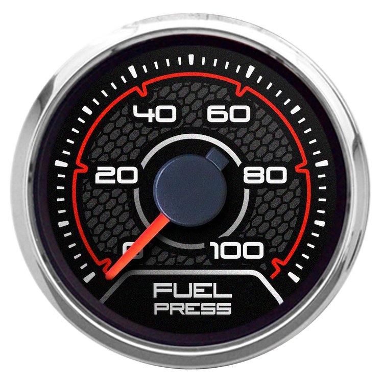 20197-01 CFR Redline Series Fuel Pressure Gauge, Black, 2-1/16 in.