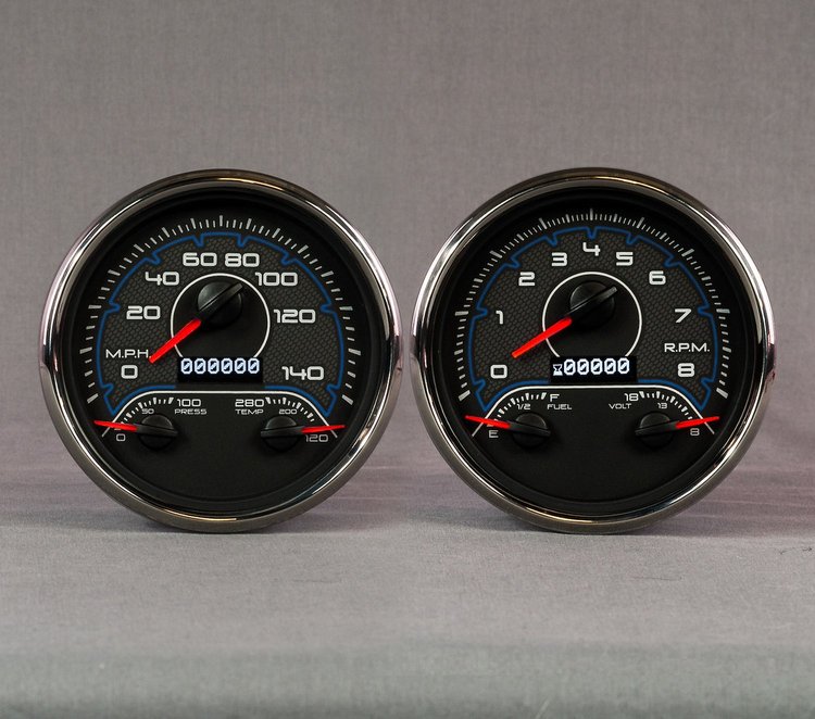 20257-05 CFR Blueline Series 2-Gauge Kit, Blue, 4-3/8 in.