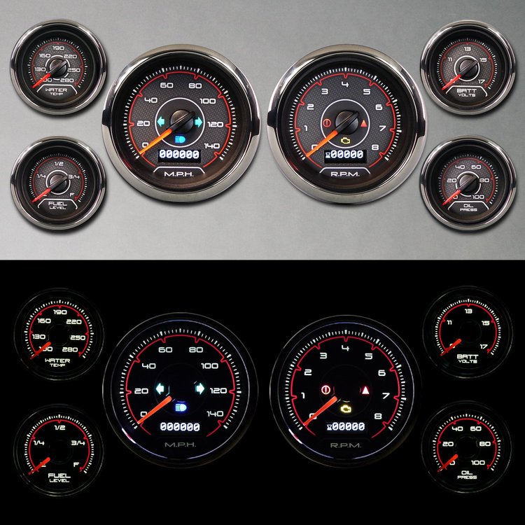 20649-91 CFR Redline Series 6-Gauge Kit, Black, 3-7/16 in.