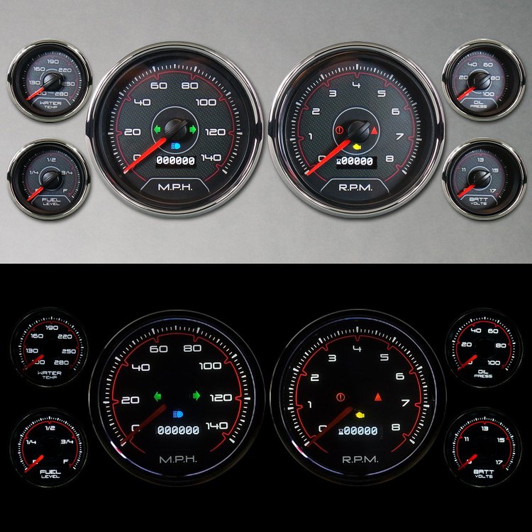20659-91 CFR Redline Series 6-Gauge Kit, Black, 4-3/8 in.