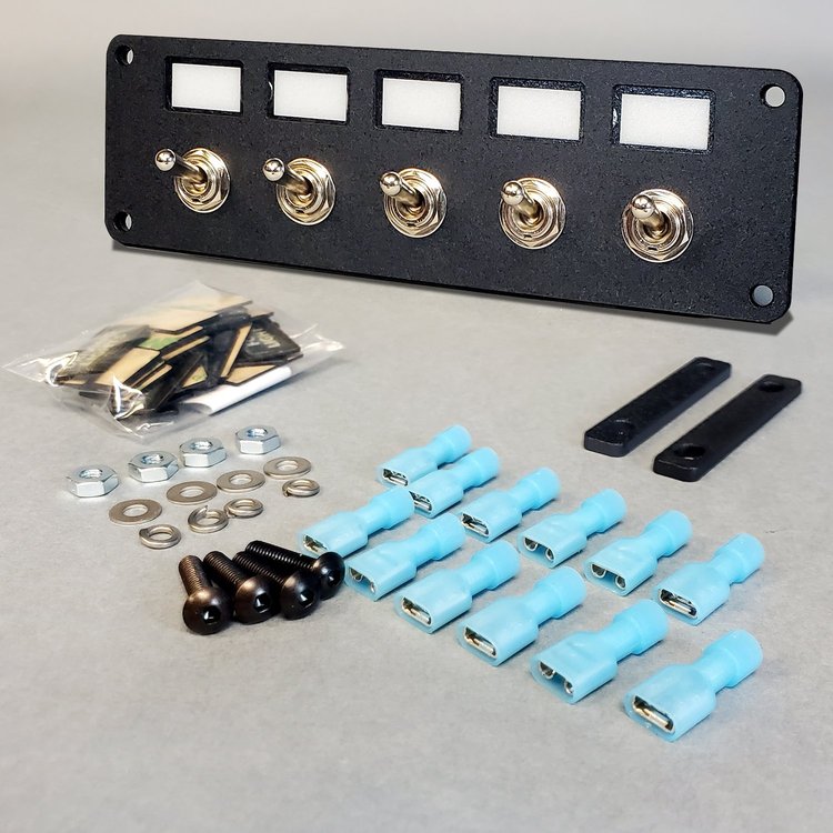 24100-01 NVU Toggle Switch Panel, RGB LEDs