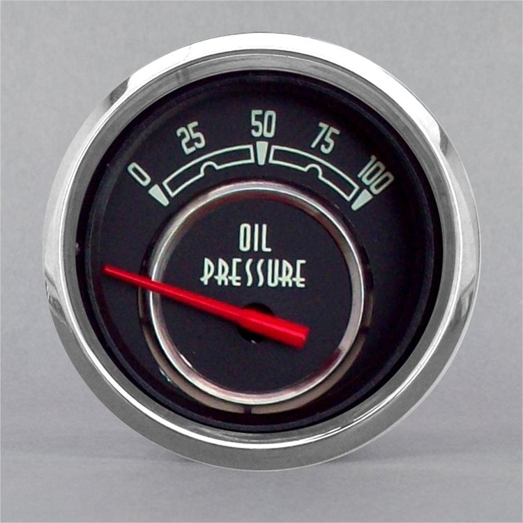 37126-91 Woodward Series Oil Pressure Gauge, Black