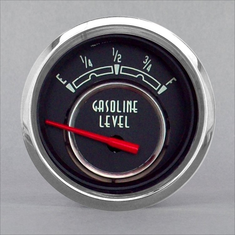 37128-91 Woodward Series Fuel Level Gauge, Black