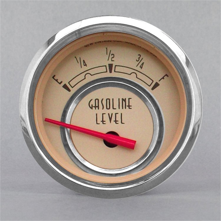 37128-92 Woodward Series Fuel Level Gauge, Beige