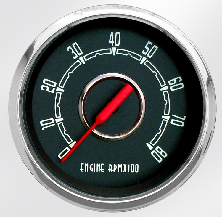 37141-01 Woodward Series Programmable Tachometer, Black, 3-3/8 in.