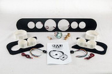 67649-01 Aviator Series Direct-Fit Gauge Kit, Ford Truck 67-72, Black