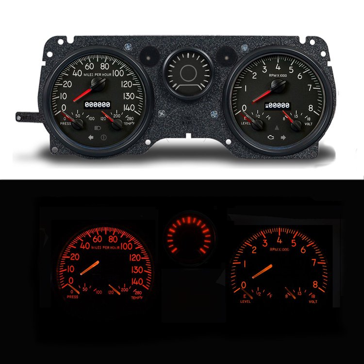71116-08 Aviator Series Direct-Fit Gauge Kit, Pontiac Firebird