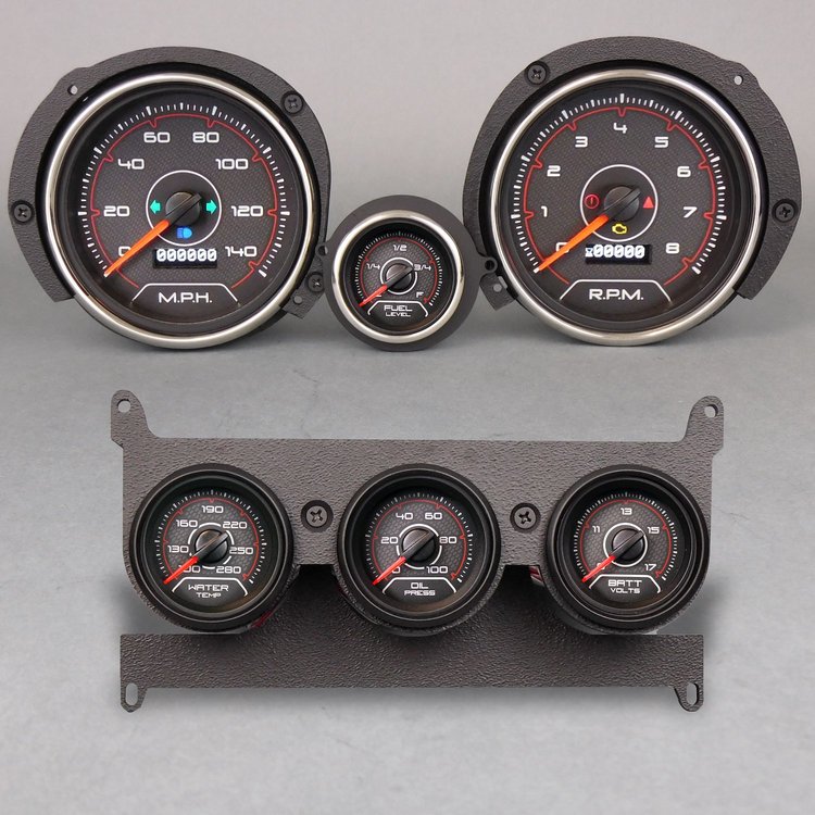 71200-04 CFR Series Direct-Fit Gauge Kit, Ford Mustang