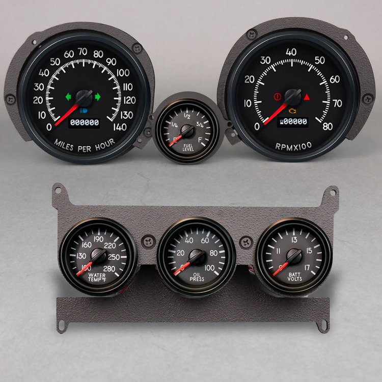 71200-06 Aviator Series Direct-Fit Gauge Kit, Ford Mustang