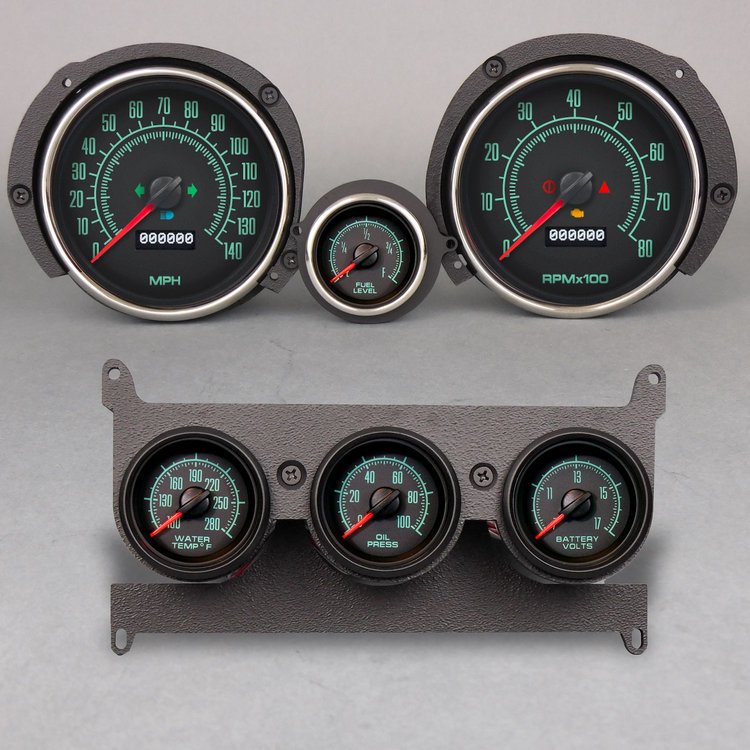71200-07 1969 Series Direct-Fit Gauge Kit, Ford Mustang