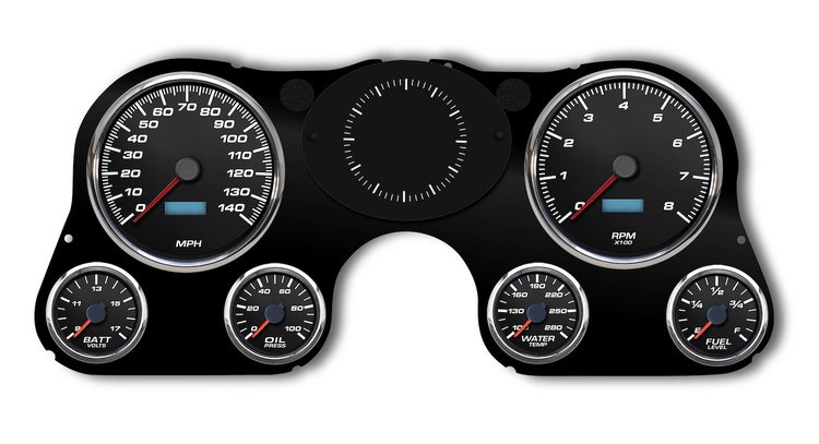 73021-01 Performance Ii Series Direct-Fit Gauge Kit, Chevy Truck 67-72, Black