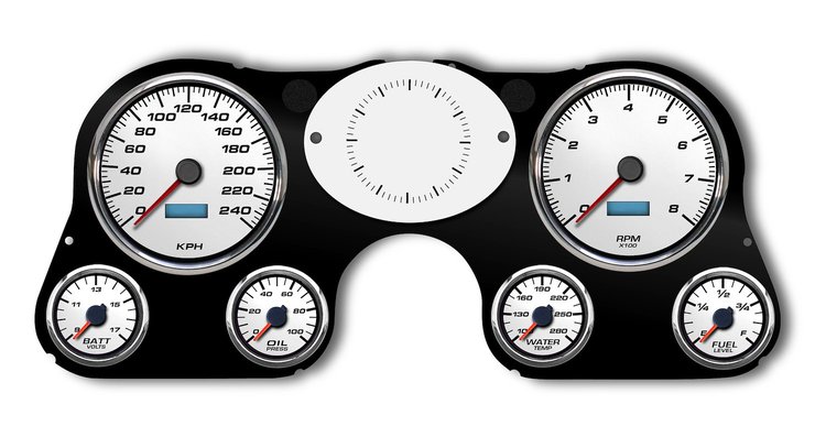 73021-03M Performance Ii Series Direct-Fit Gauge Kit, Chevy Truck 67-72, White