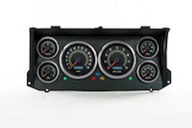 73649-01 1969 Series Direct-Fit Gauge Kit, Ford Truck 73-79, Black