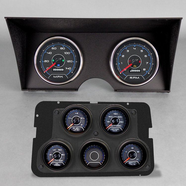 77211-05 CFR Redline Series Direct-Fit Gauge Kit, Chevrolet Corvette, Blue