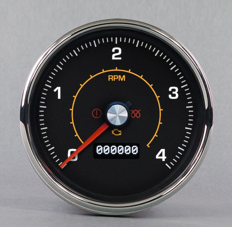 79150-79-D M-102 Series Programmable Tachometer, 4-3/8 in.
