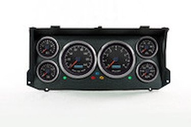 79649-01 Aviator Series Direct-Fit Gauge Kit, Ford Truck 73-79, Black