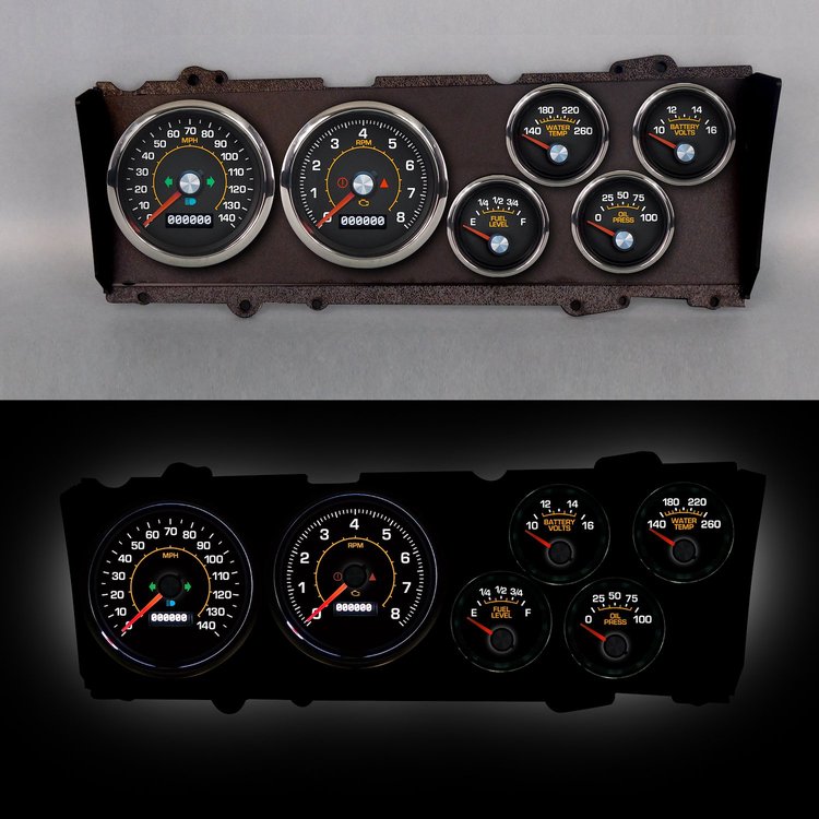 81378-78 M-102 Series Direct-Fit Gauge Kit, Oldsmobile G-Body