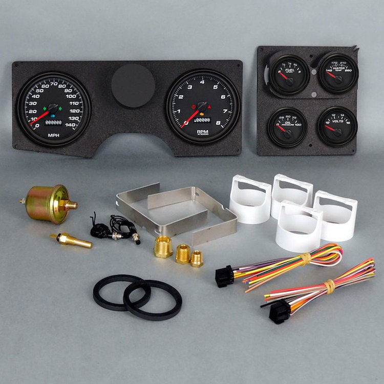 83111-01 Performance Series Direct-Fit Gauge Kit, Pontiac Grand Prix 78-88, Black