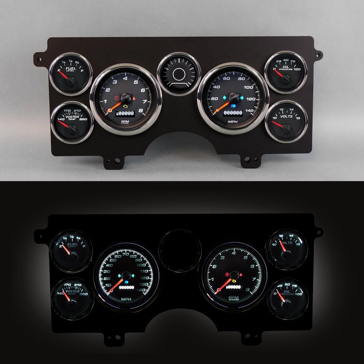 84111-01 Performance Series Direct-Fit Gauge Kit, Buick Regal N/A 84-87, Black