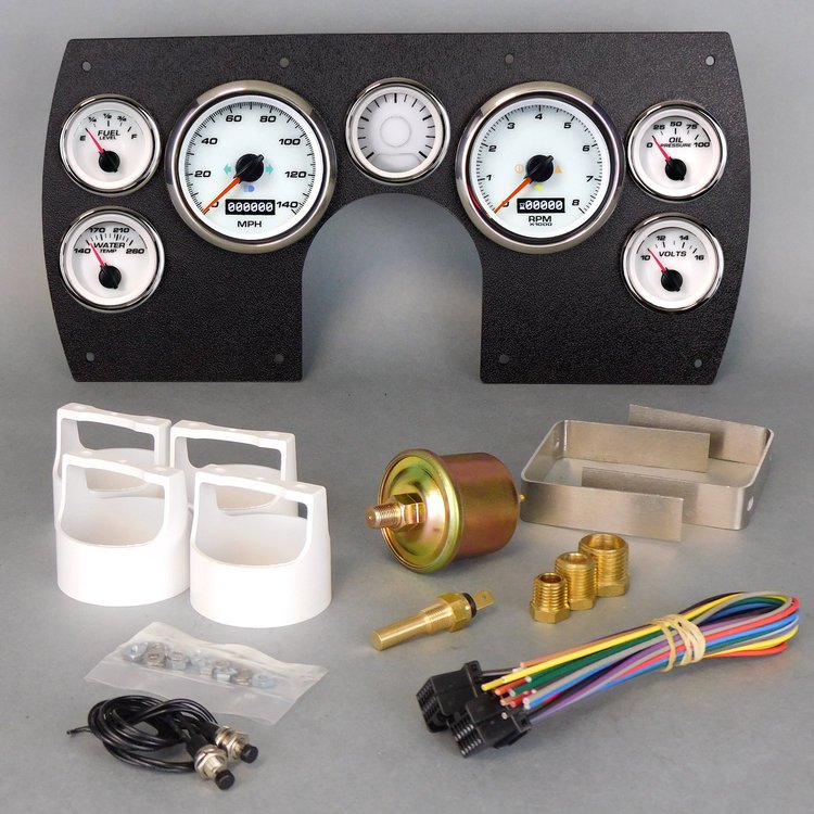 86111-03 Performance Series Direct-Fit Gauge Kit, Chevy Camaro 82-89, White
