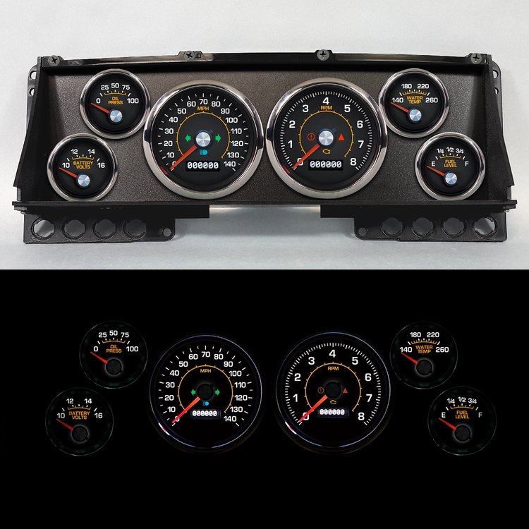 88107-79 M-102 Series Direct-Fit Gauge Kit, Ford Truck
