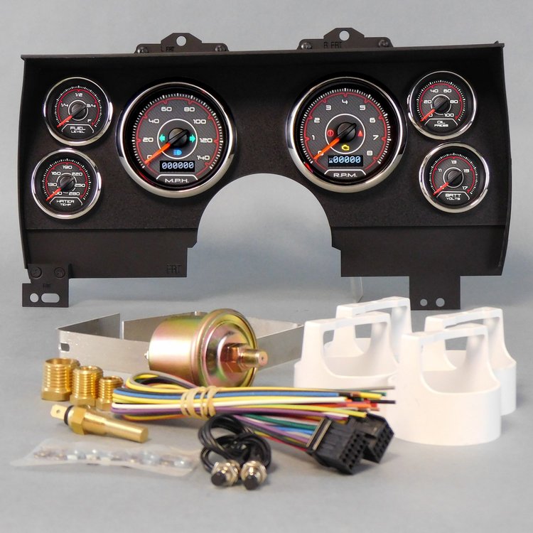 90221-01 CFR Series Direct-Fit Gauge Kit, Chevy Camaro, Black