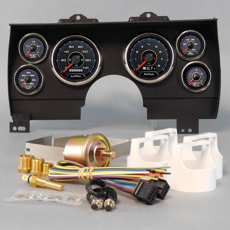 90221-05 CFR Series Direct-Fit Gauge Kit, Chevy Camaro, Blue