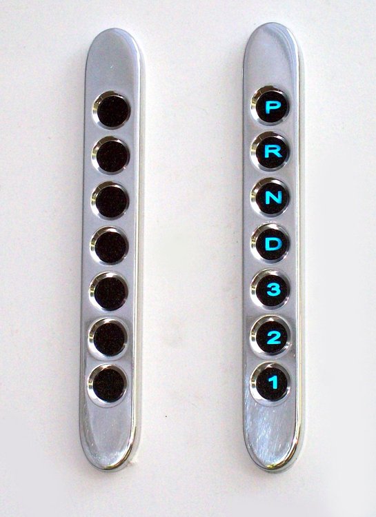 90927-00 7-Lamp Panel, Vertical, Polished