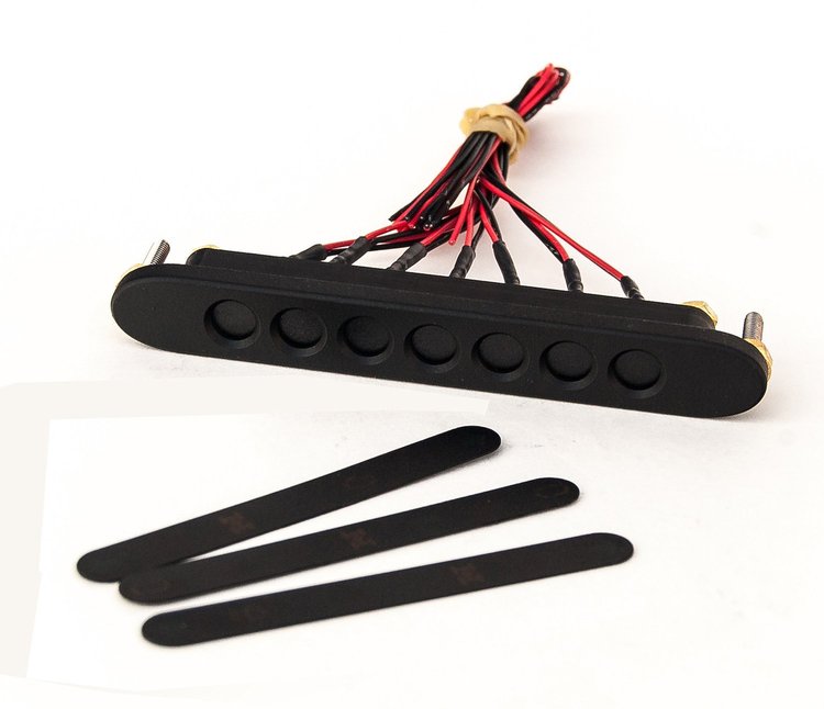90940-01 7 Lamp Front Mount Off-Road Panel, Black