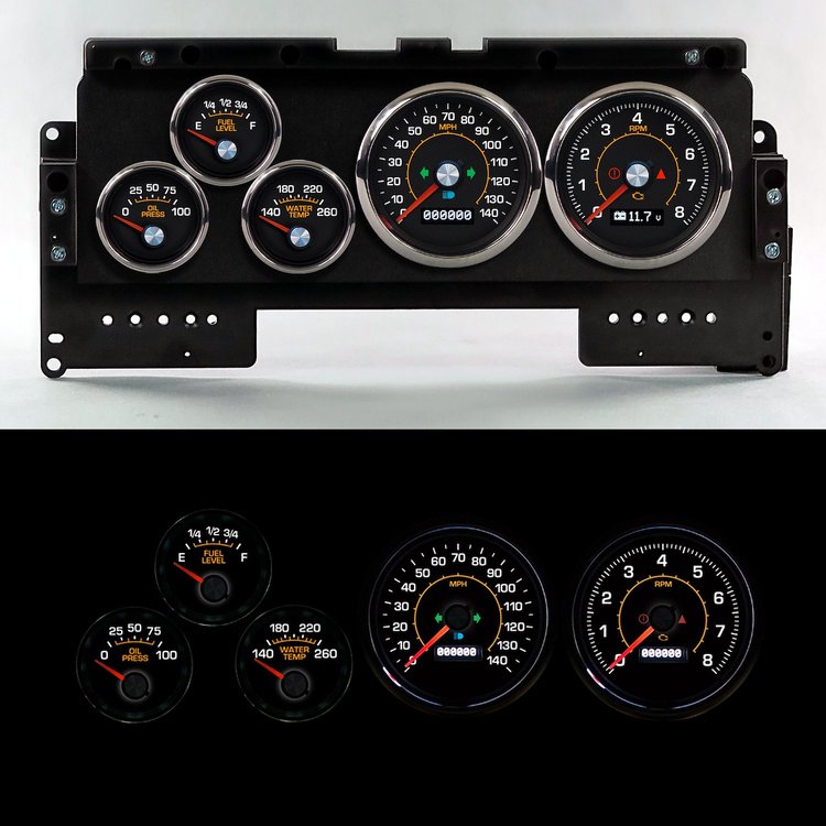 92078-78 M-102 Series Direct-Fit Gauge Kit, Ford Truck