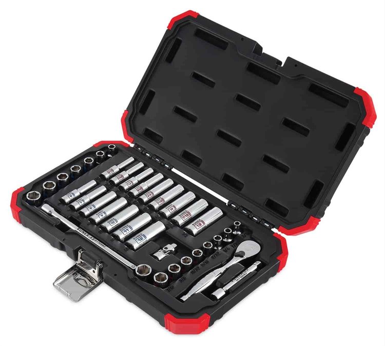 36 PC CHROME SOCKET SET