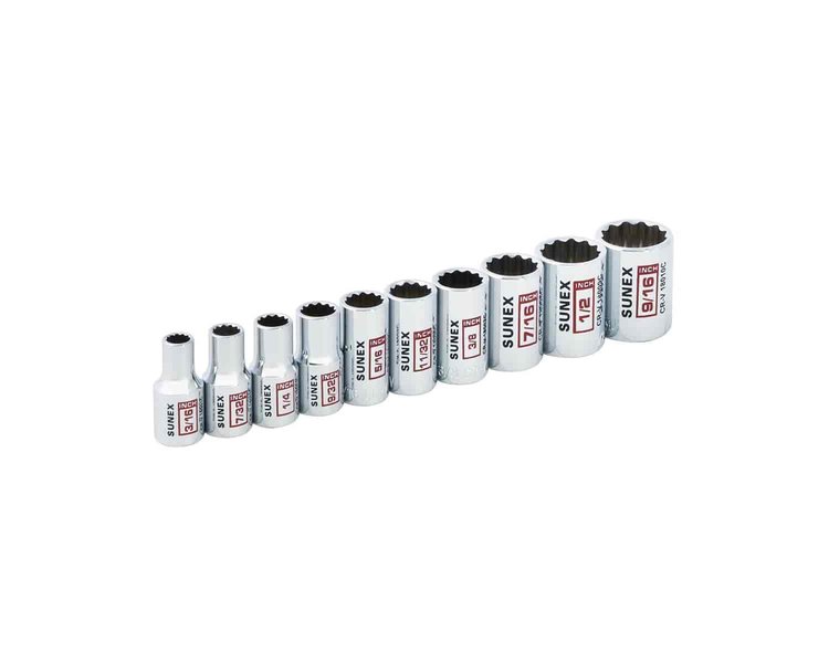 10PC.1/4"DR  SOCKSET SAE