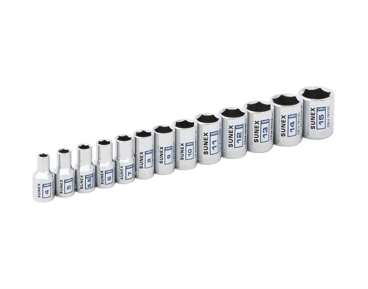 13PC.1/4"DR SOCKSET-MM
