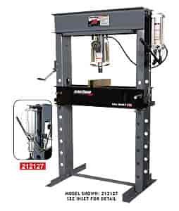 25 Ton Manual Press Air/Hydraulic Pump with Pro Air Assist Made in the USA
