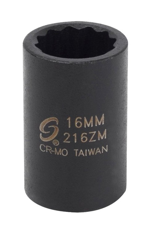 1/2" Dr 16mm 12pt Socket