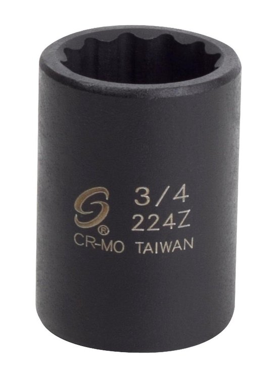 1/2" Dr 3/4" 12pt Socket