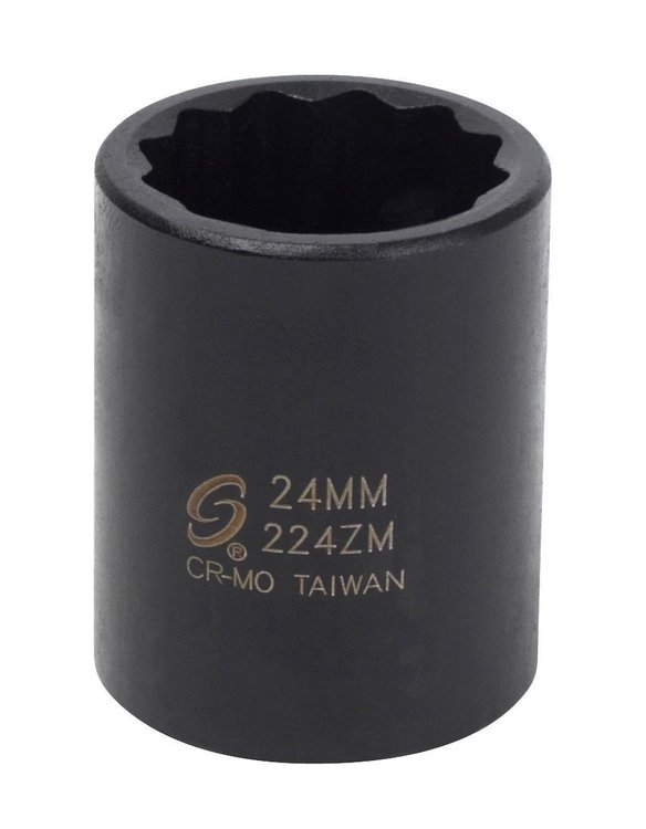 1/2" Dr 24mm 12pt Socket