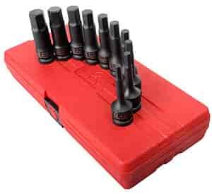 10pc. SAE Impact Hex Driver Set 1/2" Drive