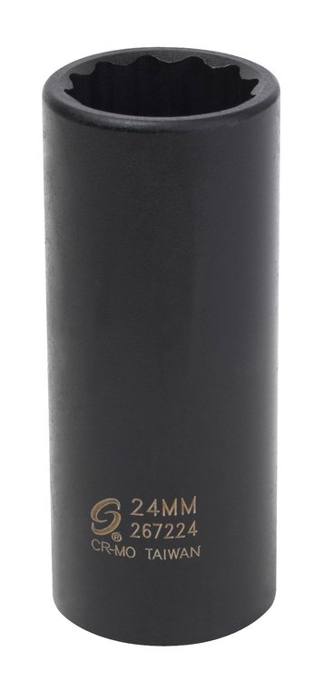 1/2" Dr 24mm 12pt Socket