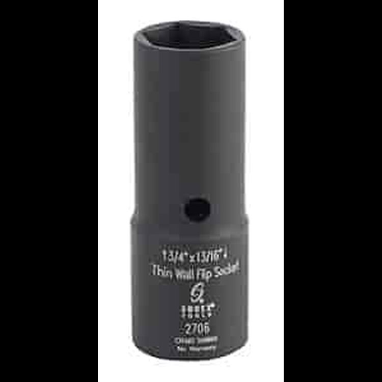 3/4" x 13/16" Thin Wall Flip Socket 1/2" Drive